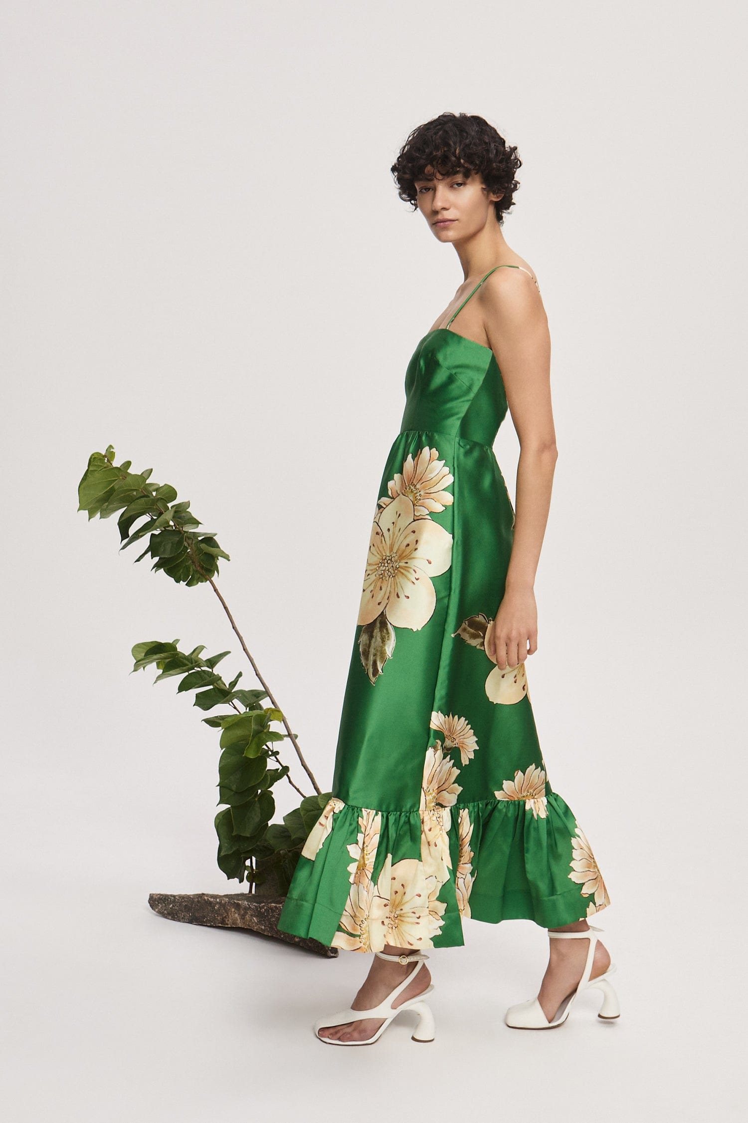 Sage Midi Dress in Green - Almais Official Site Sage Midi Dress in Green - Almais Official Site