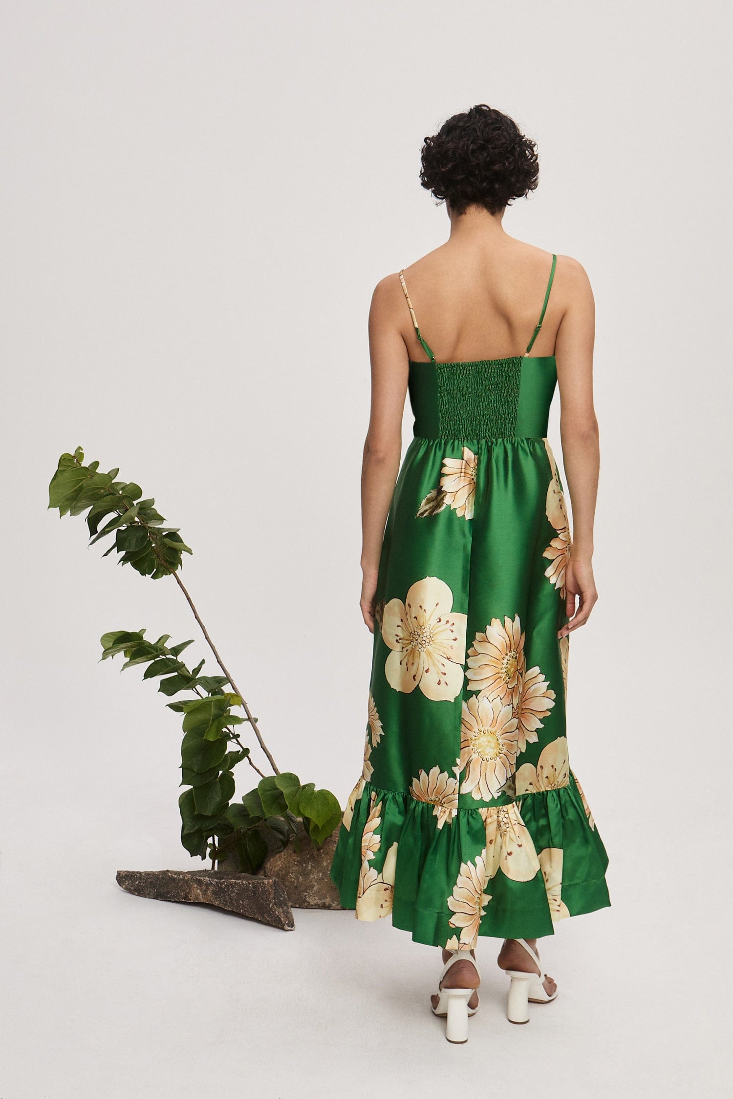 sage green dress midi Sage Midi Dress in Green