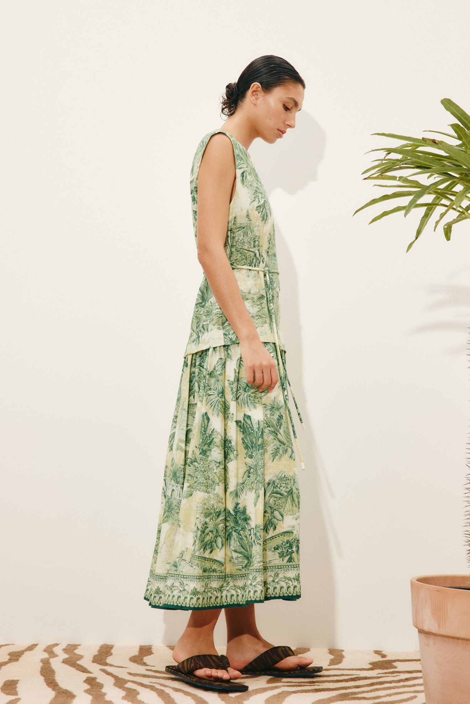 white midi milkmaid dress White Milkmaid Puff Sleeve Tula Midi Dress