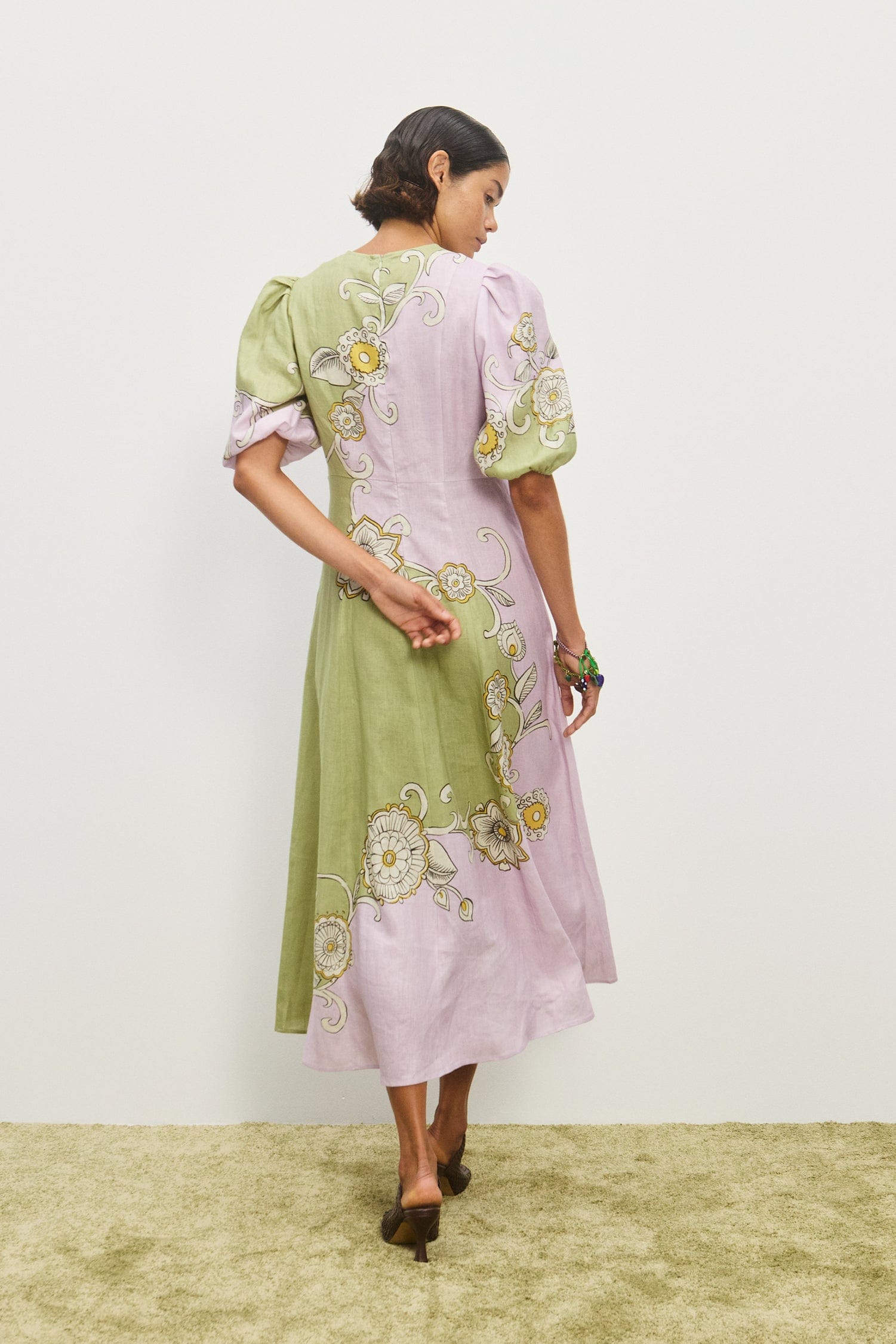 long dress pastel Primrose Pastel Pink Gown– Teuta Matoshi main image 0