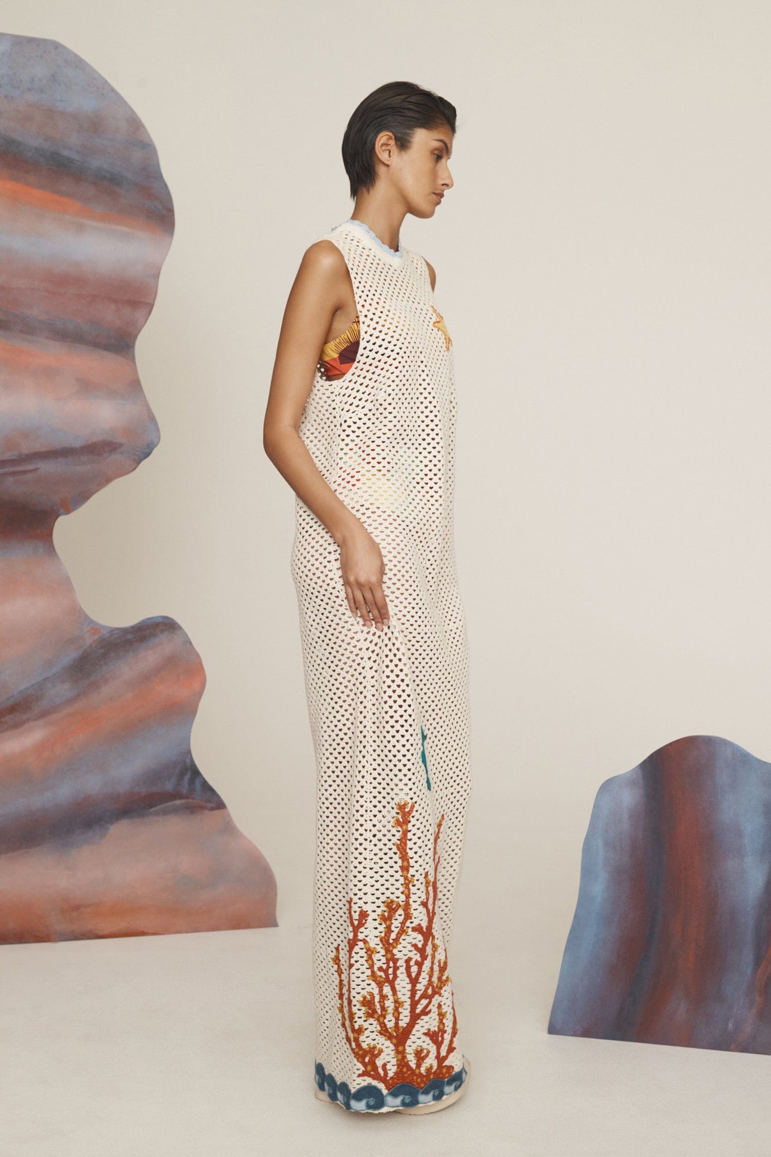 SPLASH MIDI DRESS – ALEMAIS