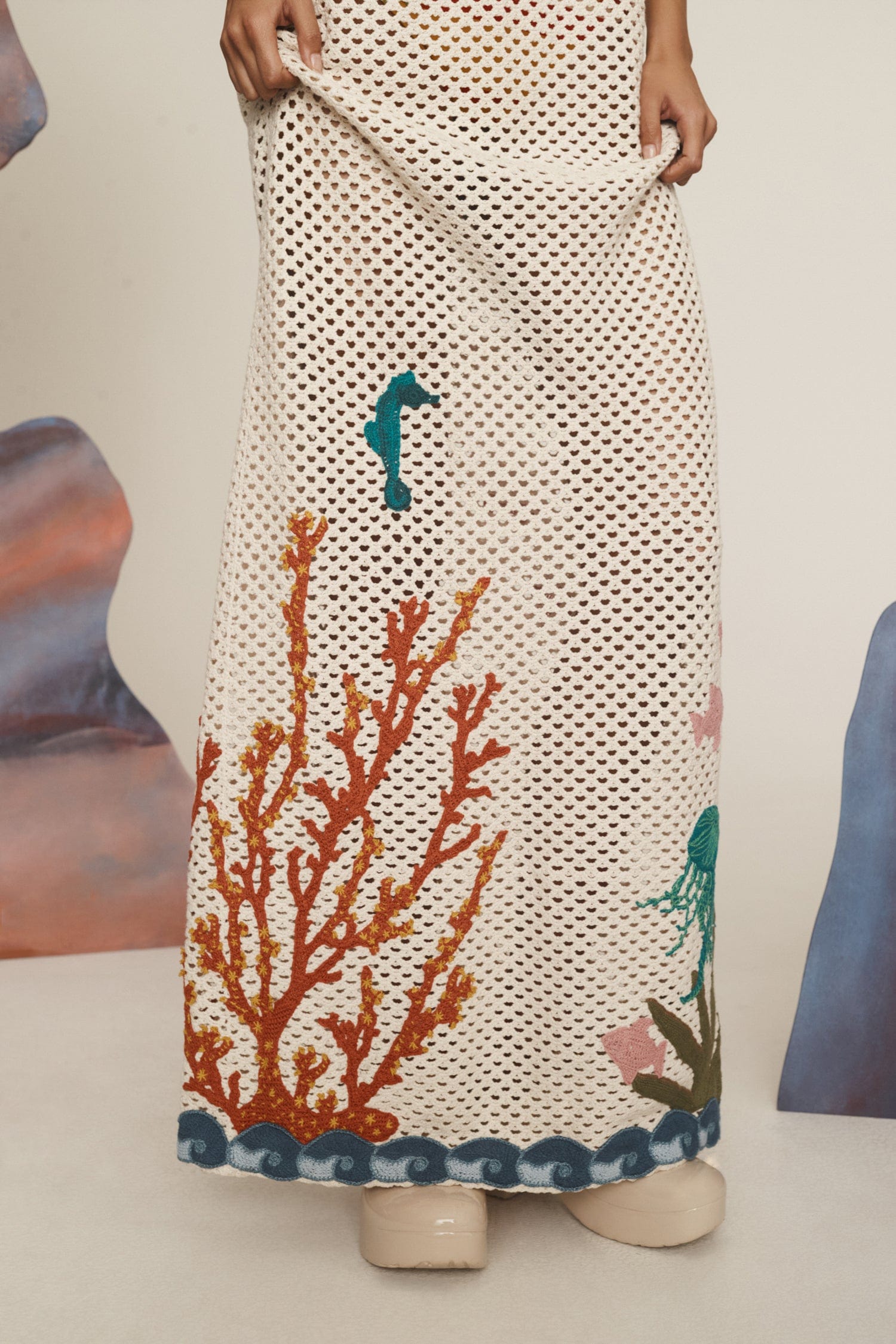 SPLASH MIDI DRESS