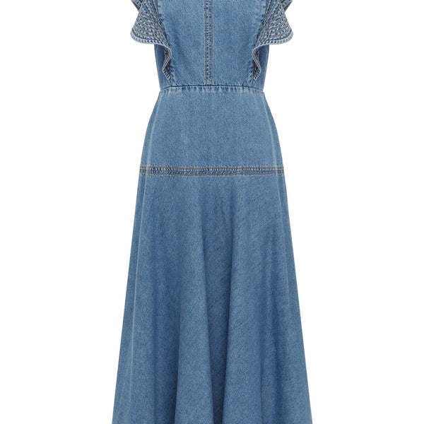 denim midi dress australia Women'S Long Short Sleeve Denim Dress with Large Pockets, Multi-Twist Yarn Elegant * Waist Belt Jumpsuit Stewardess Shirt Dress