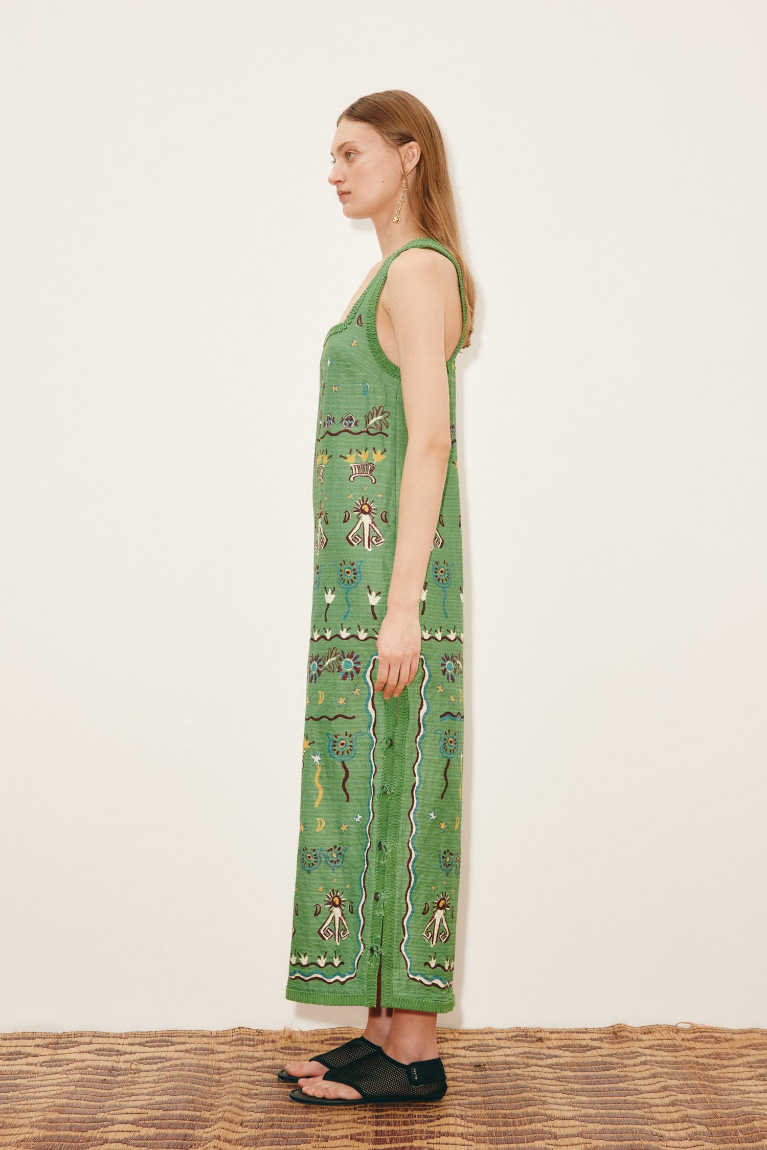 heart in the sun midi dress green Foolish Heart Midi Dress by Free People – Giana Rose Couture