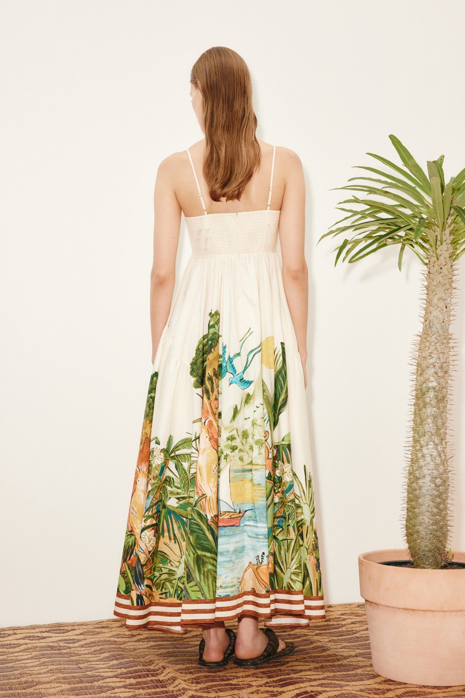 Alemais Toucan Tango Midi Dress 10 AU/UK (6 US)