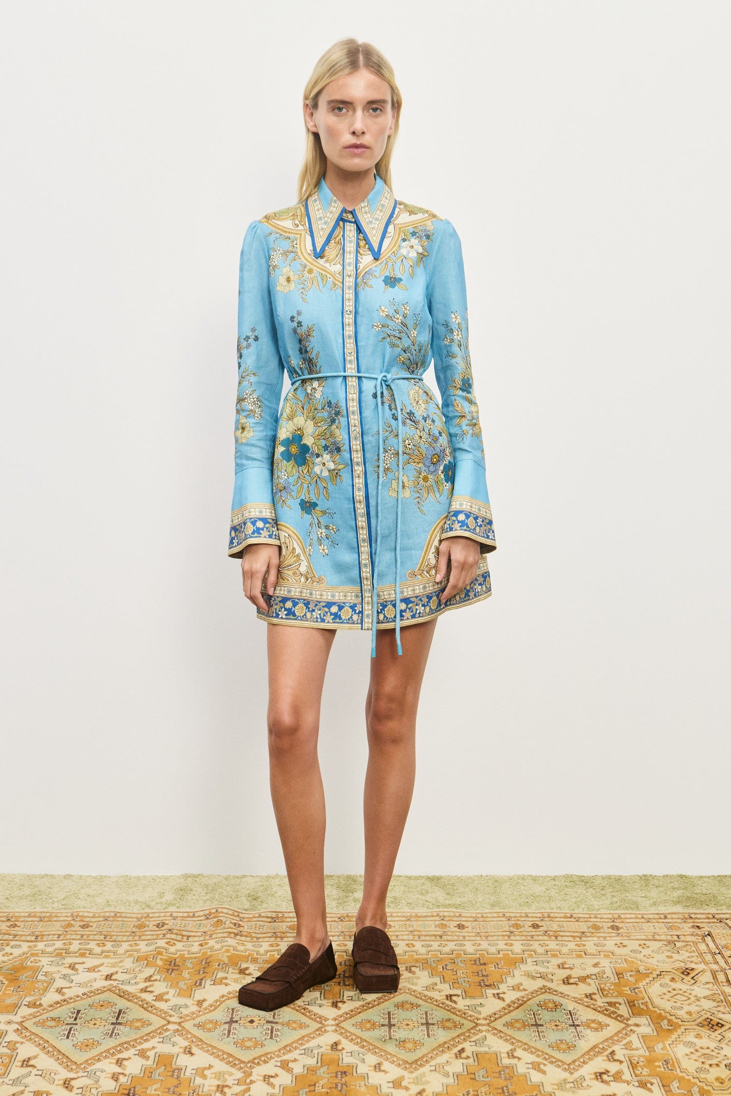 cassie dress blue CASSIE MINI DRESS