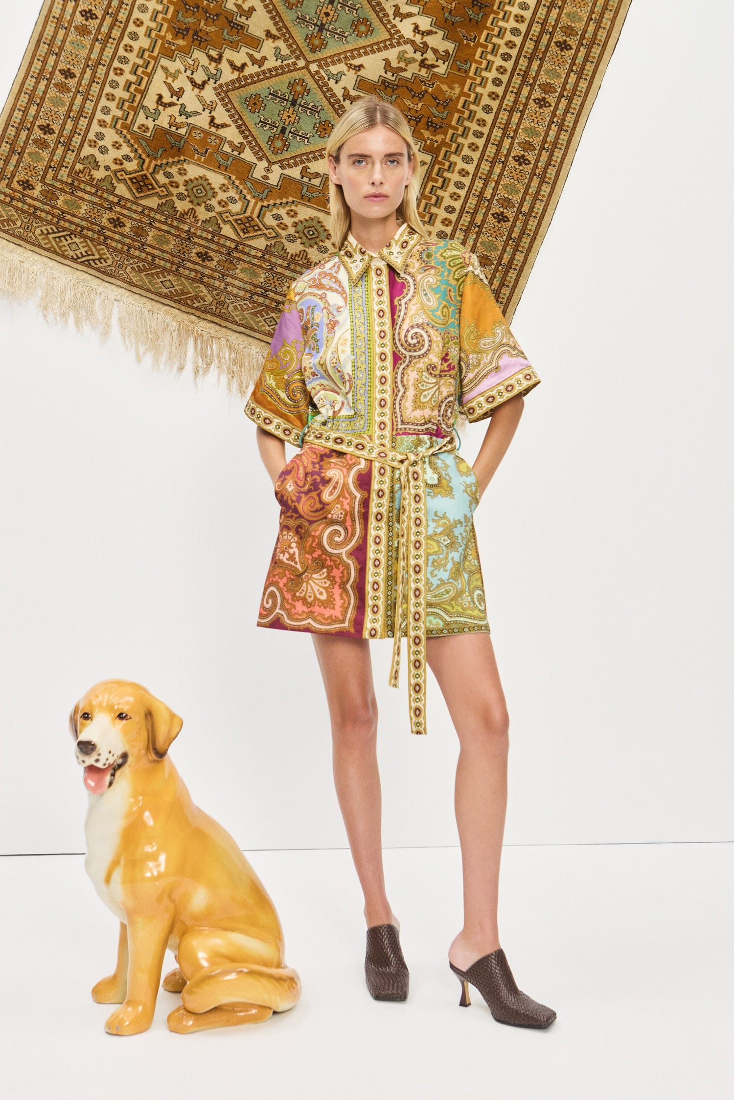 alemais clemenza spliced mini dress CLEMENZA SPLICED MINI DRESS