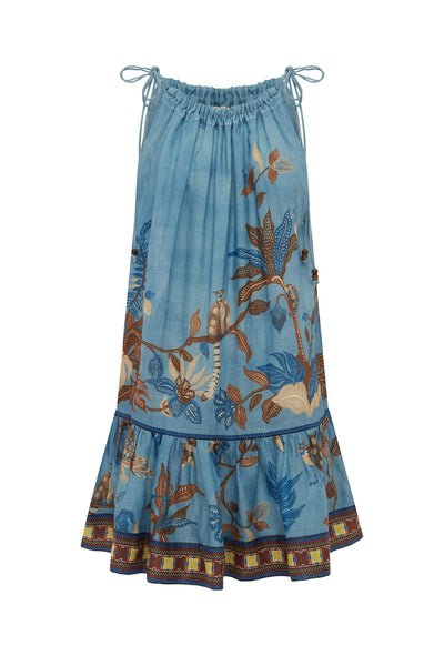 Alemais Georgie Mini Dress in Blue - size Aus 8/US 4 Alemais Georgie Mini Dress in Blue - size Aus 8/US 4