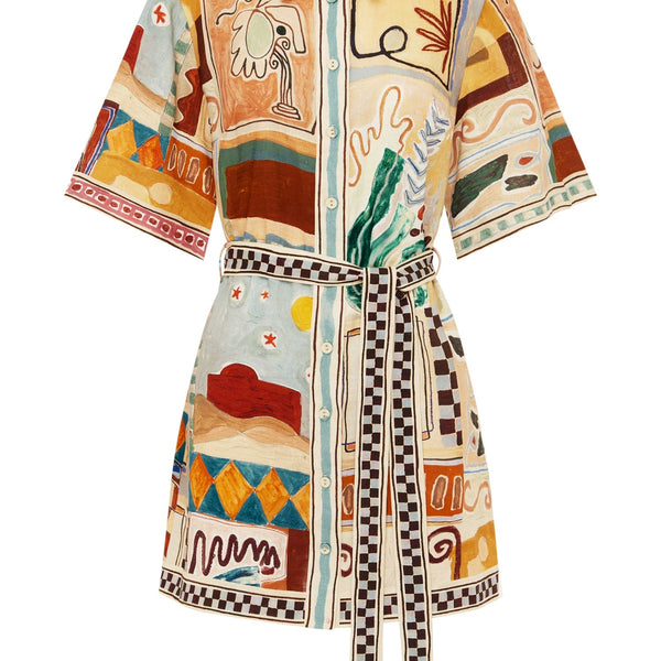 alemais mini shirt dress Michelle Mini Dress Multi / 8 (US 4)
