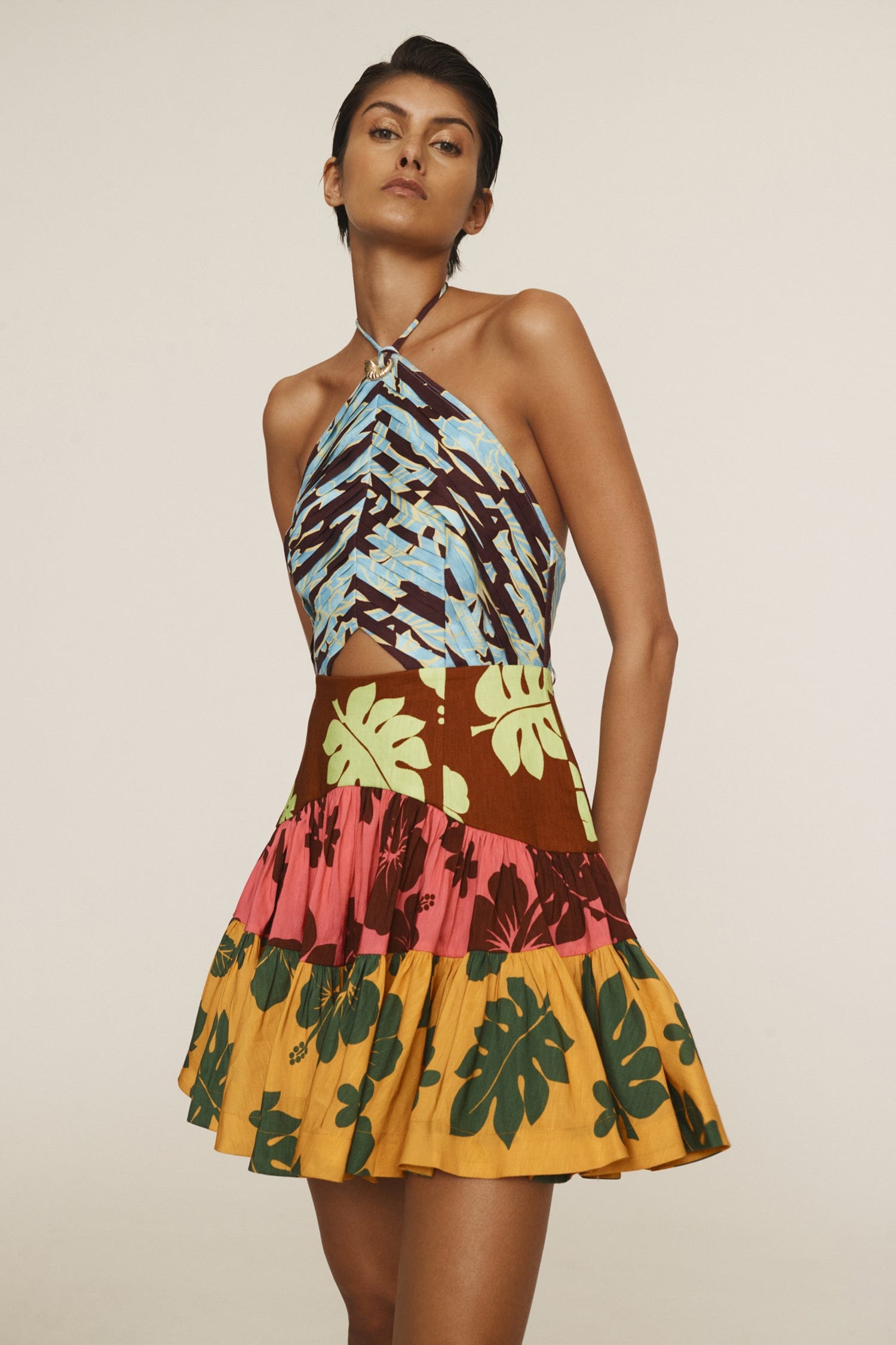 sachin and babi light blue dress Poppy – Queens of Archive main image 1