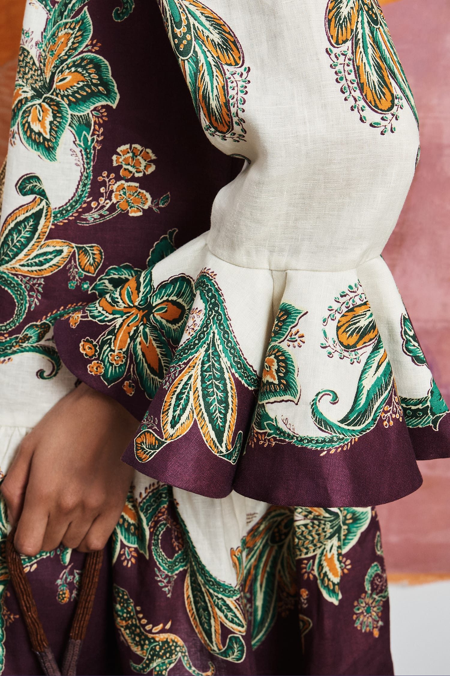 Alemais Multicolor Linen Casual Dress