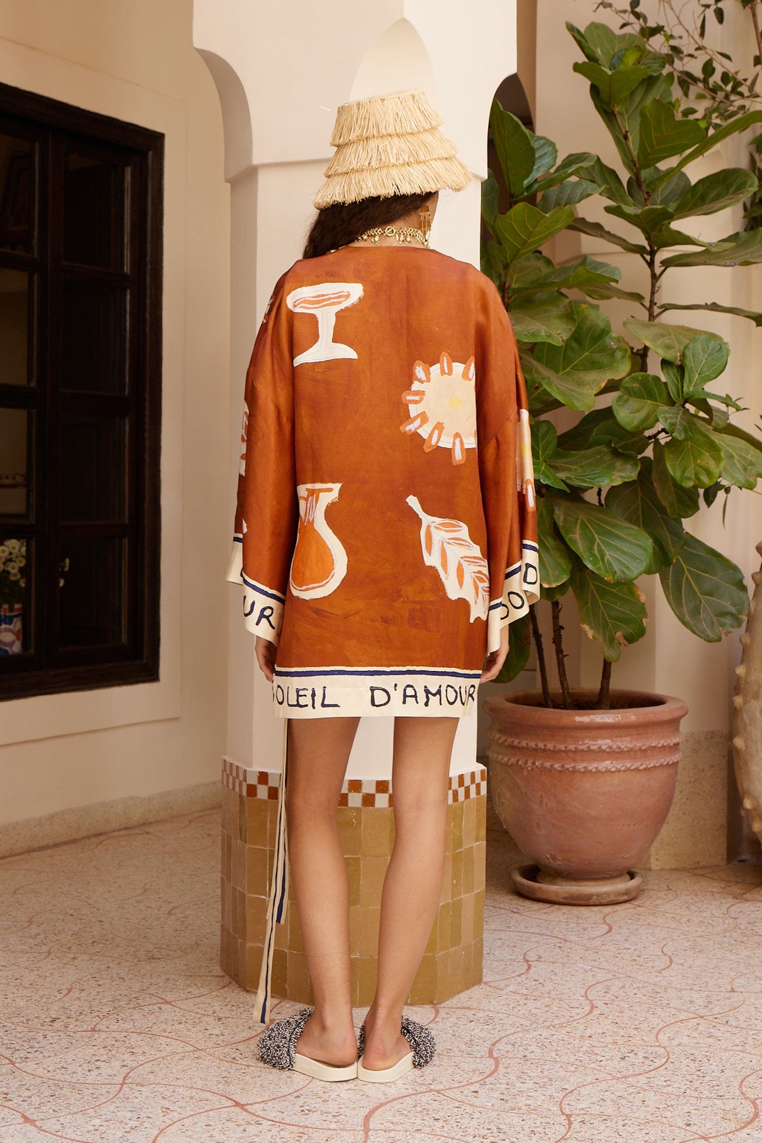 amour mini dress Alemais Soleil D'Amour Wrap Mini Dress RUST / 4 AU/UK (0 US)