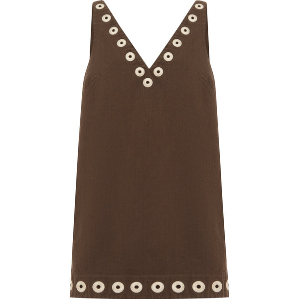 Alémais Tobe Denim Mini Dress 4 AU/UK (0 US)