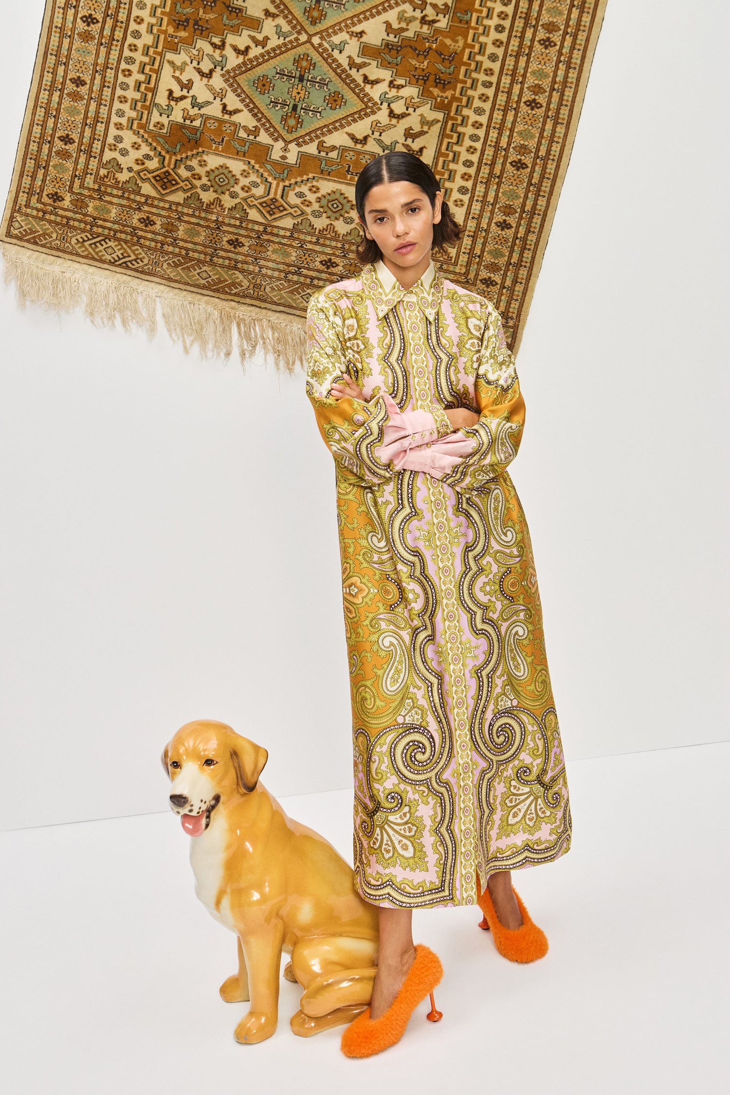 CLEMENZA SILK SHIRTDRESS CLEMENZA SILK SHIRTDRESS