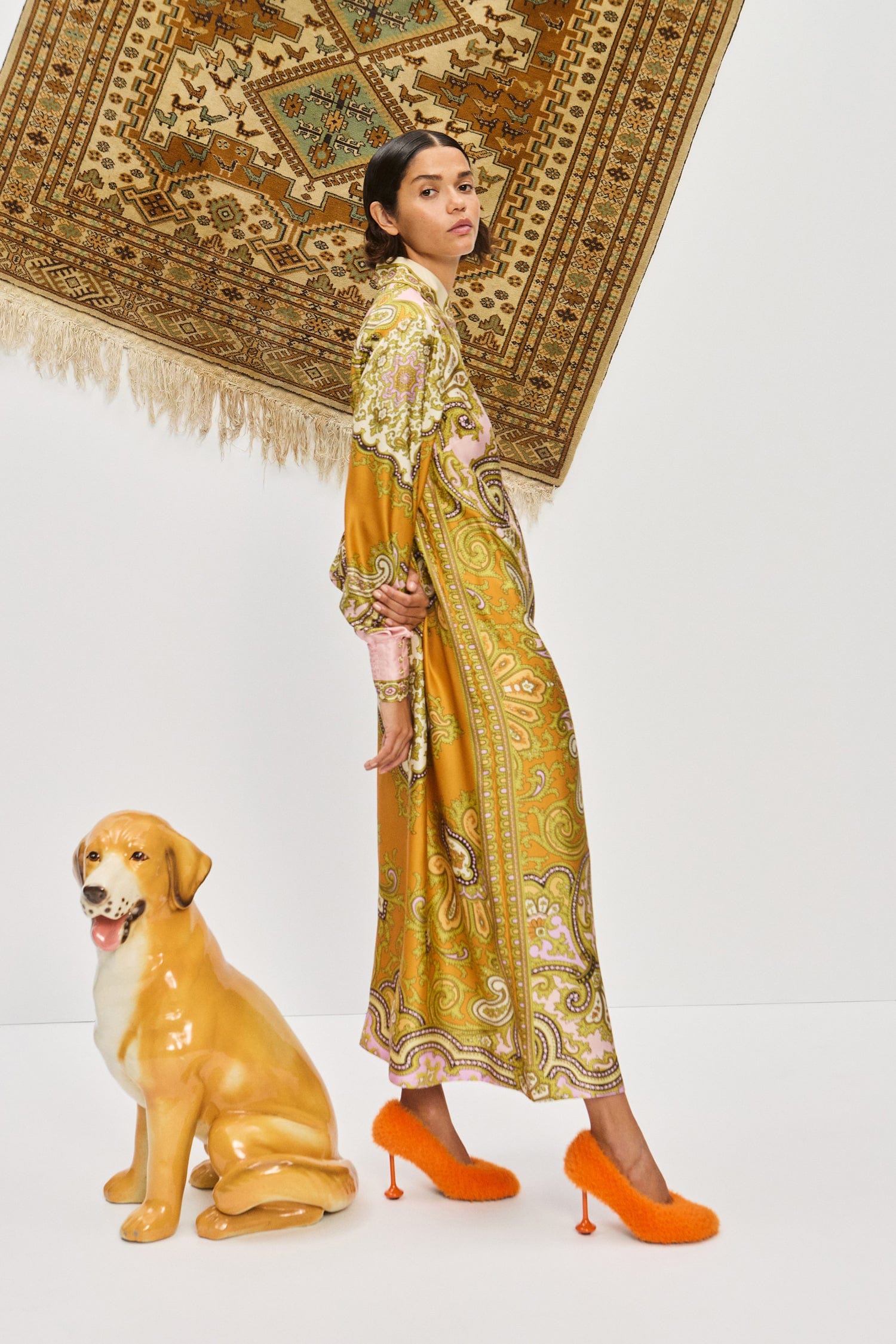 alemais clemenza silk midi dress CLEMENZA SILK MIDI DRESS