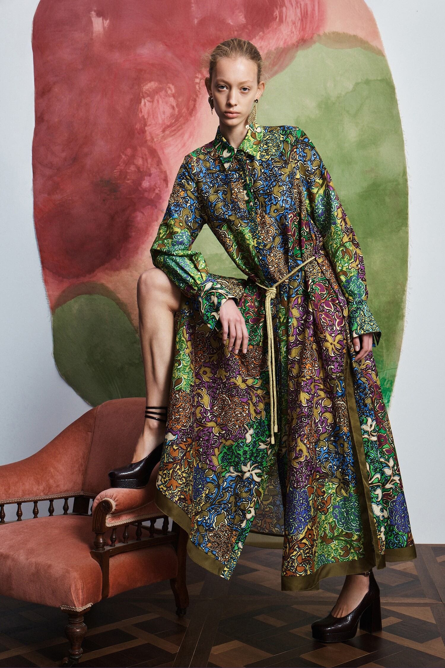 alemais green shirt dress JONI SHIRTDRESS