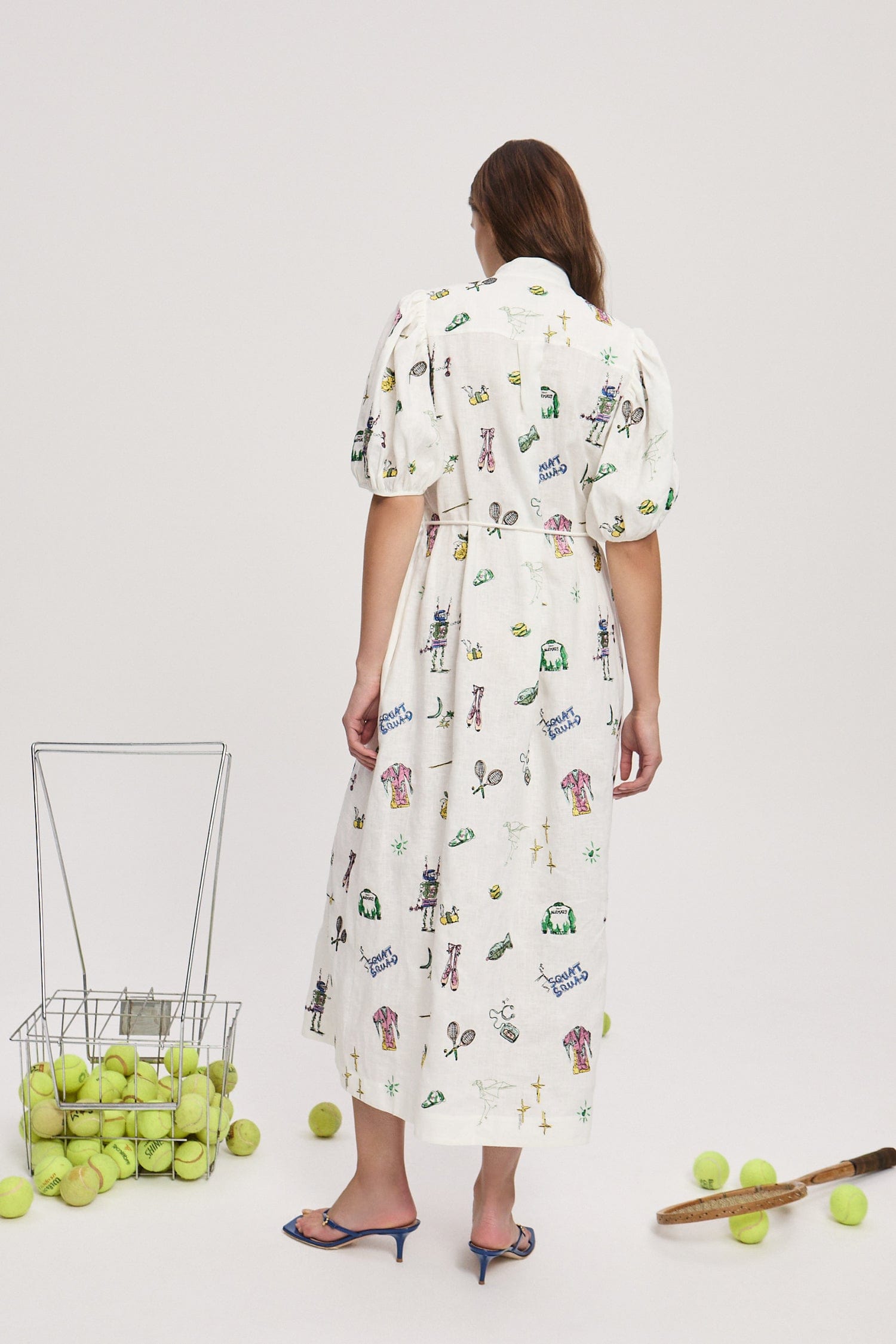 alemais play embroidered mini dress PLAY EMBROIDERED SHIRTDRESS