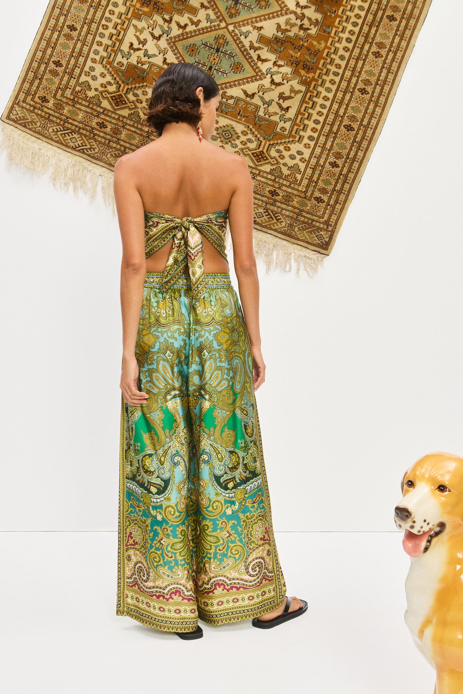 alemais clemenza silk midi dress CLEMENZA SILK PANT