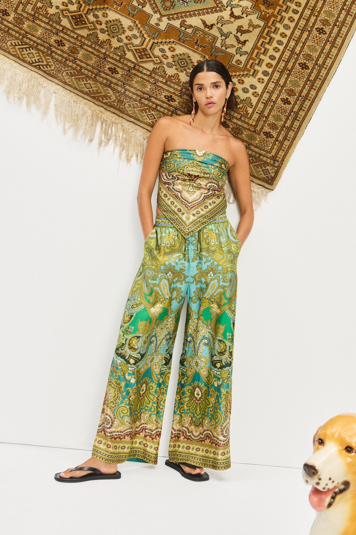 alemais clemenza silk midi dress CLEMENZA SILK PANT