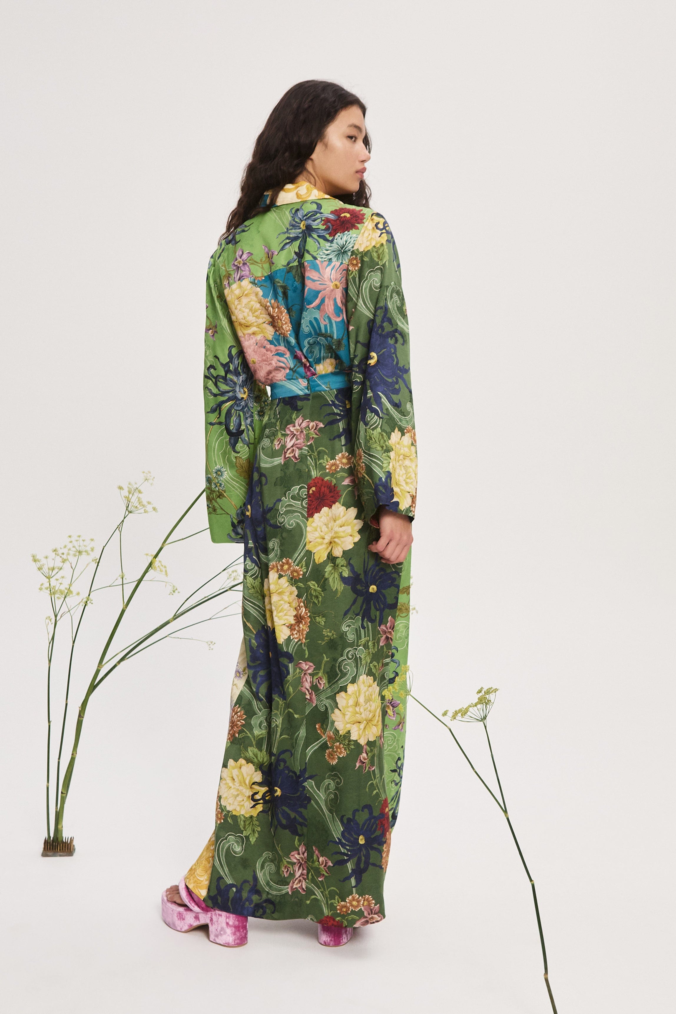 alemais avery spliced midi dress AVERY SPLICED SHIRT