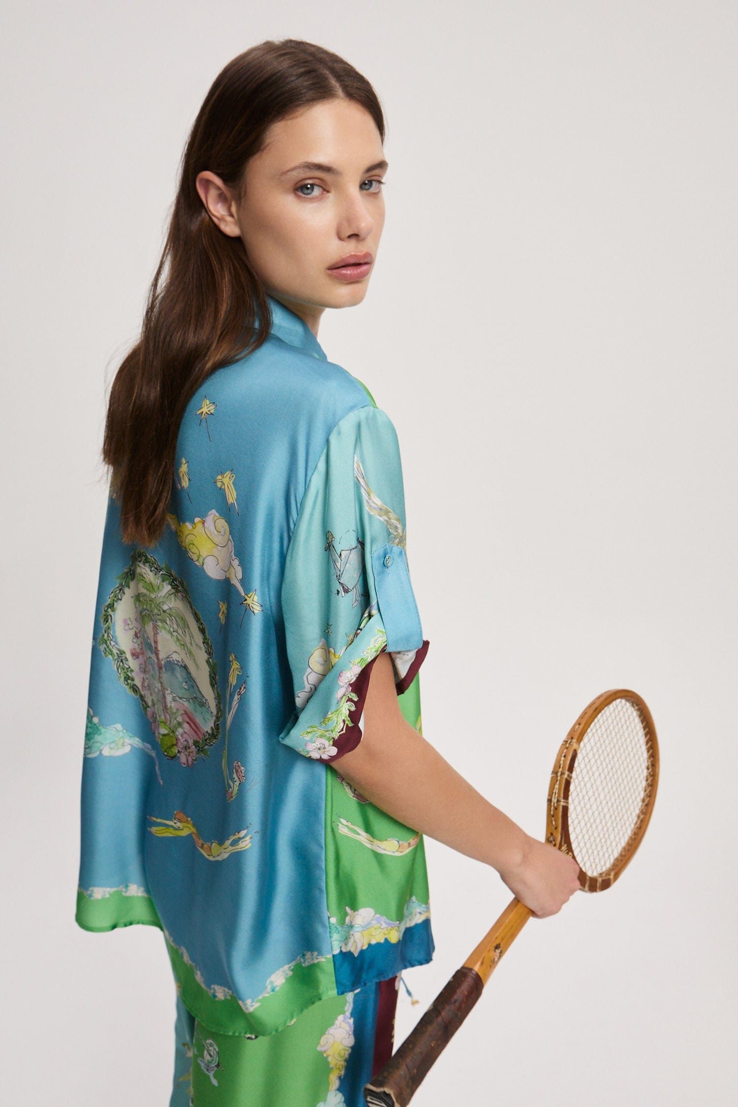 DARIA SILK SHIRT – ALEMAIS