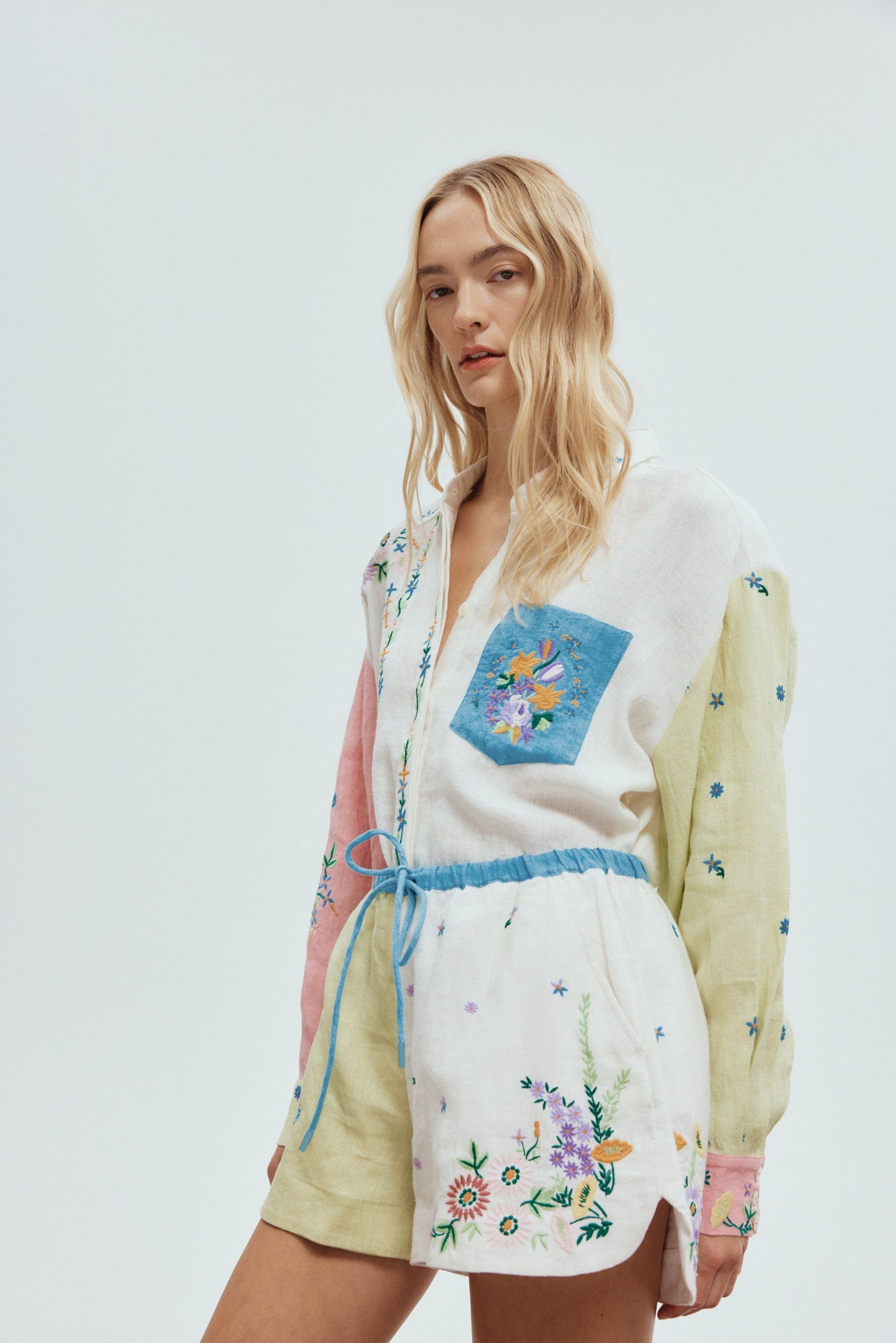 【Alemais】 Willa embroideredリネンショート WILLA EMBROIDERED SHORT – ALEMAIS