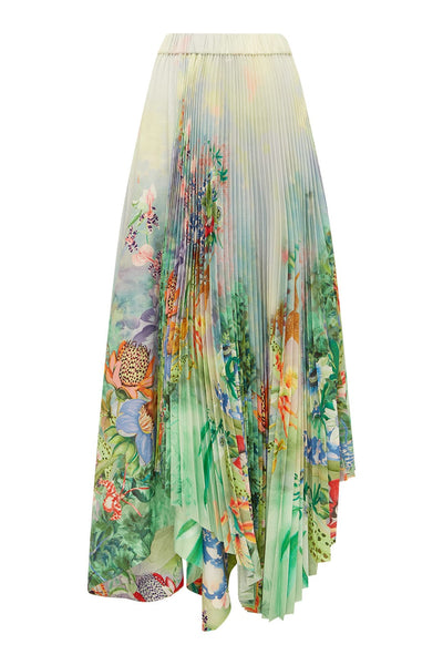 ワンピース ALEMAIS Women Mid Skirts 4365D MULTI GREEN Multicolored Rafaela maxi skirt Alemais - women - ALEMAIS