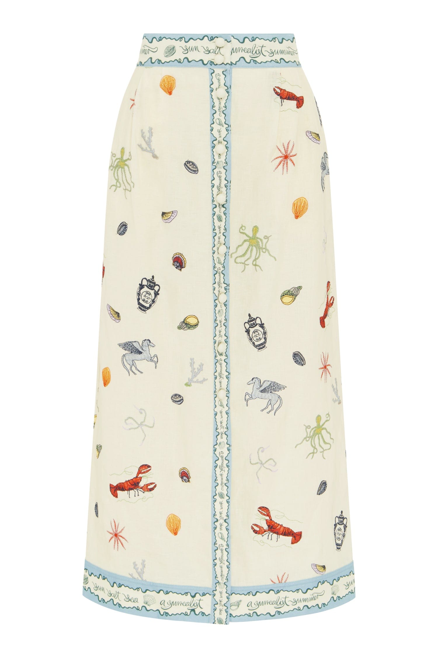 SANDY EMBROIDERED SKIRT