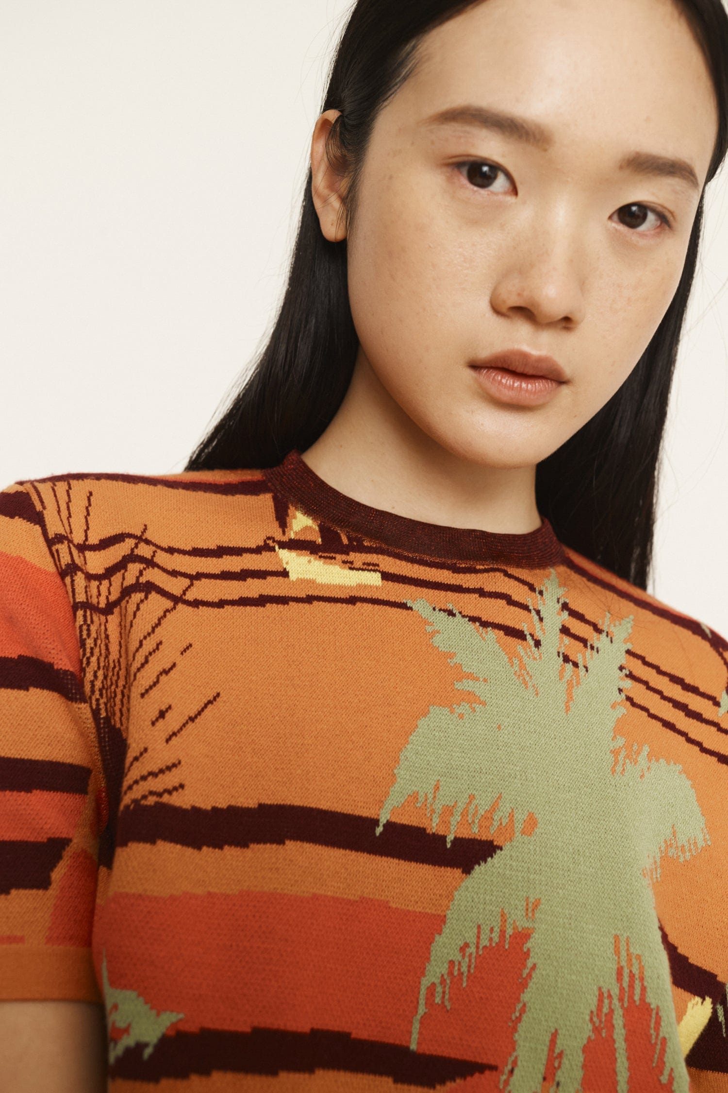 PALM ISLAND KNIT TOP
