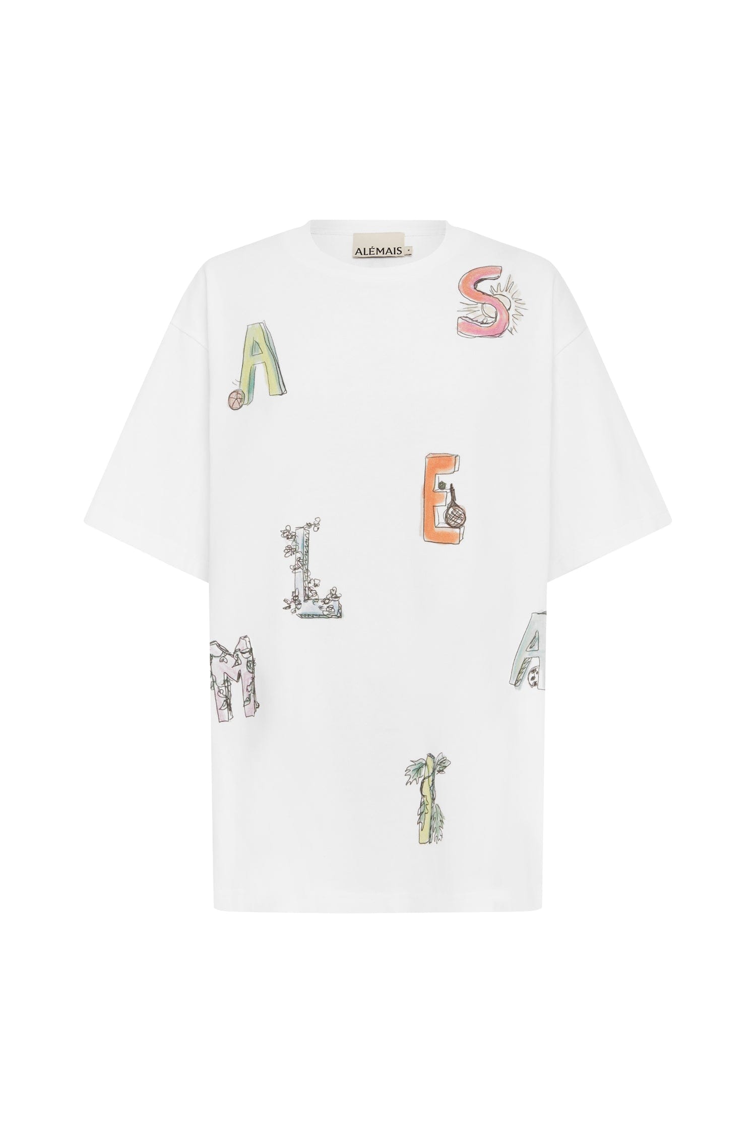 Tシャツ・カットソー Alemais Daria Shirt DARIA SILK SHIRT – ALEMAIS
