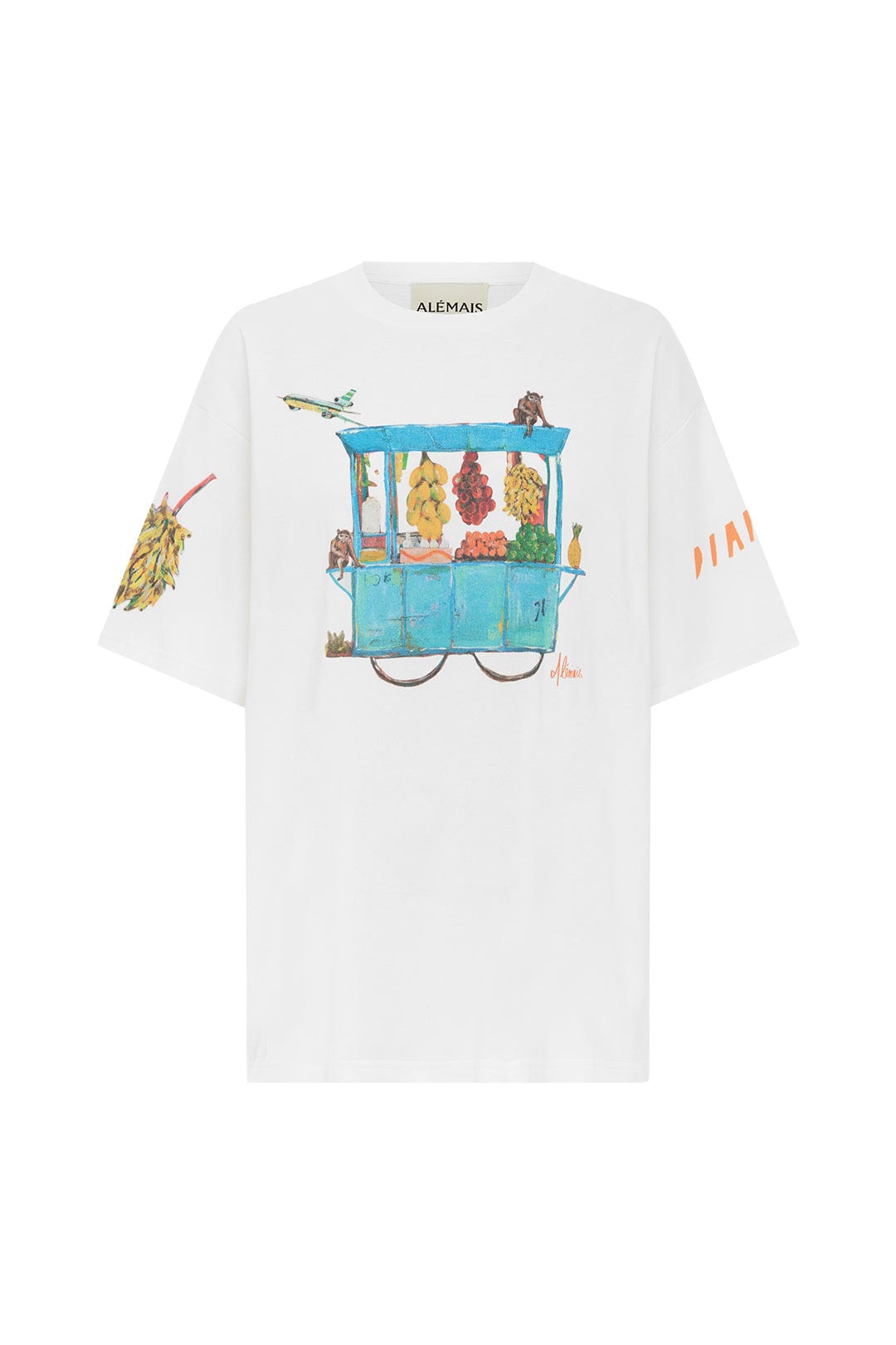 Tシャツ・カットソー Alemais Daria Shirt DARIA SILK SHIRT – ALEMAIS