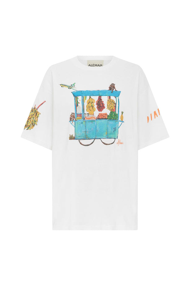 ALEMAIS CONTEMPORARY WARDROBE TOP_T-SHIRT FRUIT CART TEE