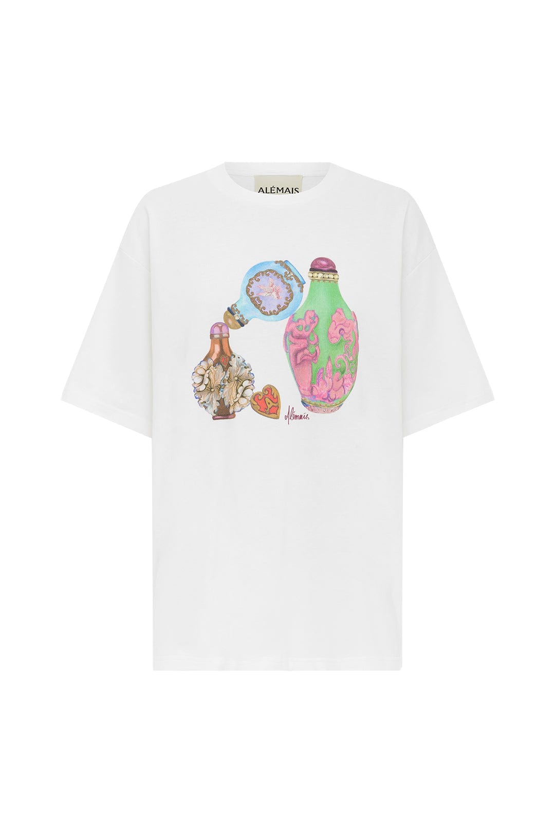 Tシャツ・カットソー Alemais Daria Shirt DARIA SILK SHIRT – ALEMAIS